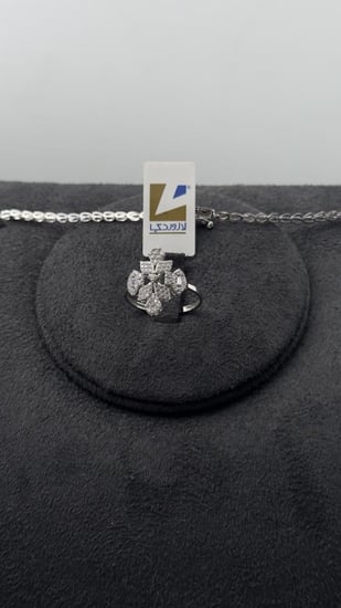 طقم ( لازوردي ) ذهب عيار 18