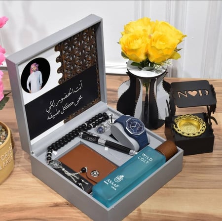 طقم رجالي فاخر هدية مثالية للعيد أو رمضان