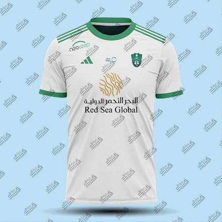تيشيرت الاهلي السعودي تيشيرت الاهلي السعودي لون ابيض تيشيرت رياض محرز