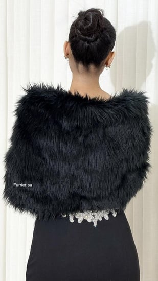 شال فورير اسود