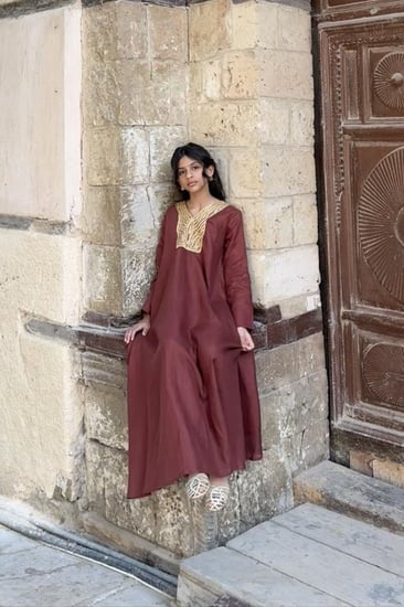 جلابية كلوش قرميد أطفال