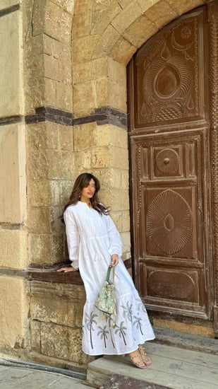 جلابية نخل أبيض