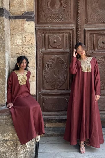 جلابية كلوش قرميد أطفال