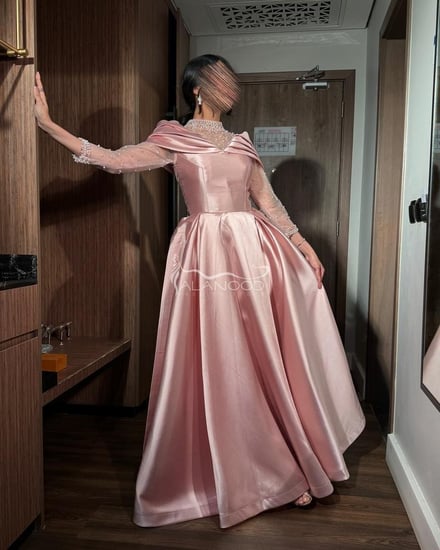 فستان اكمام لولو كلوش