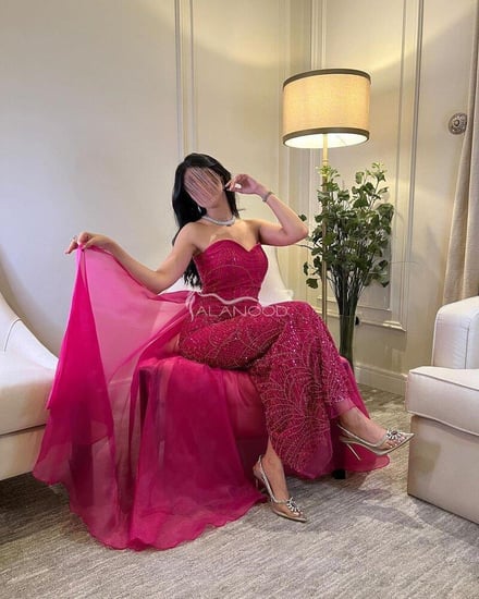 فستان فوشي سهرة