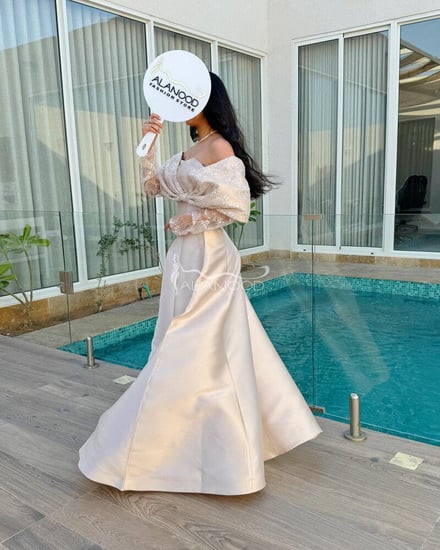 فستان سهره بيج