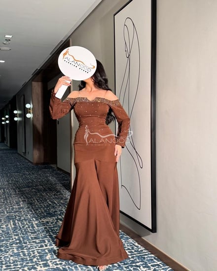 فستان ماسك طويل وساتر