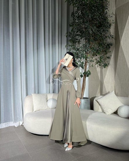 فستان سهرة مناسبات محتشم