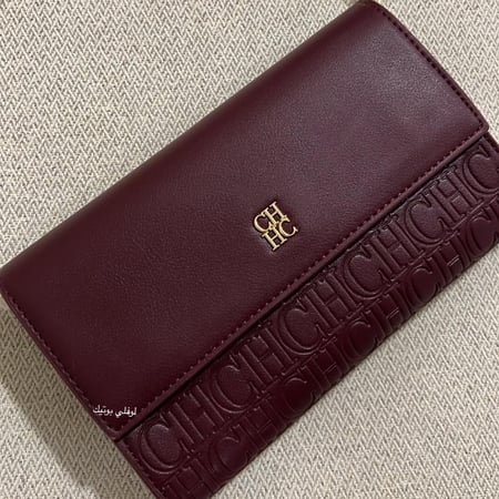 شنطة CH / عنابي كامل