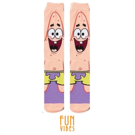 شراب بسيط قطني بينك من جوارب مضحكة بشخصيات كرتونية