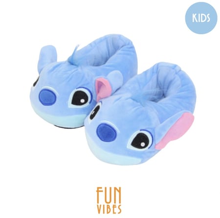 شبشب ستيتش سماوي للأطفال سليبرات ازرق من متجر هدايا سعودي