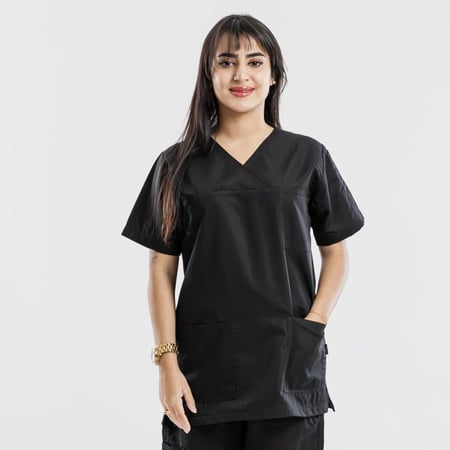 سكراب طبي لون أسود شكل اكس