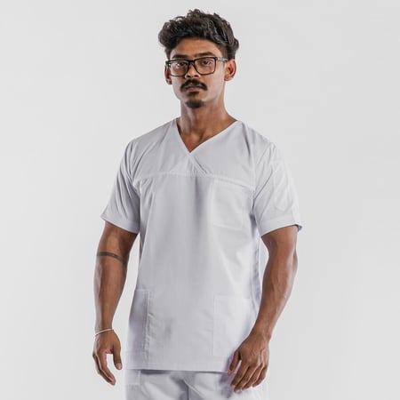 سكراب طبي لون ابيض رجالي