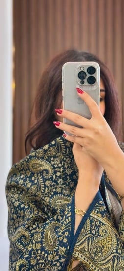 بوكس شتوي كشميري ازرق هبة 2025