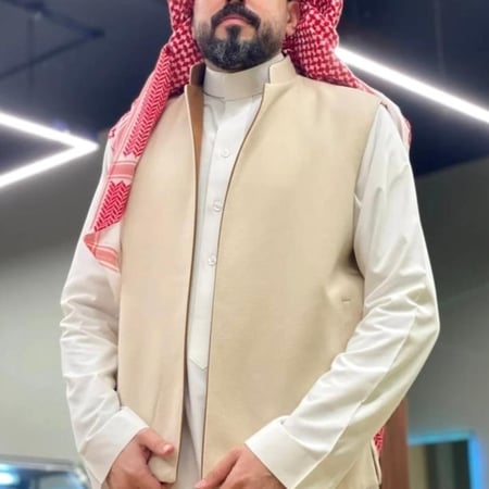 هدايا رجالي سديري بيج لمسة تطريز