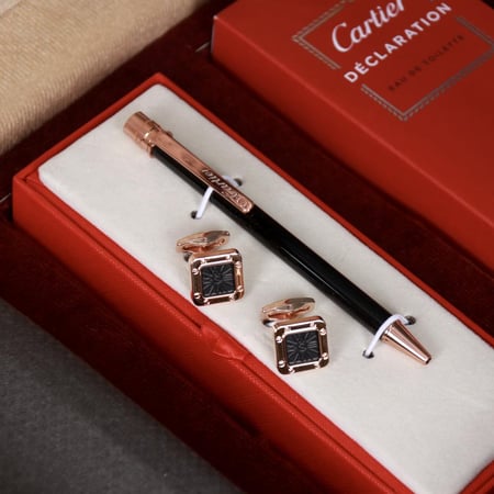 بوكس فخامة الشتاء قلم مع كبك لمسة تطريز