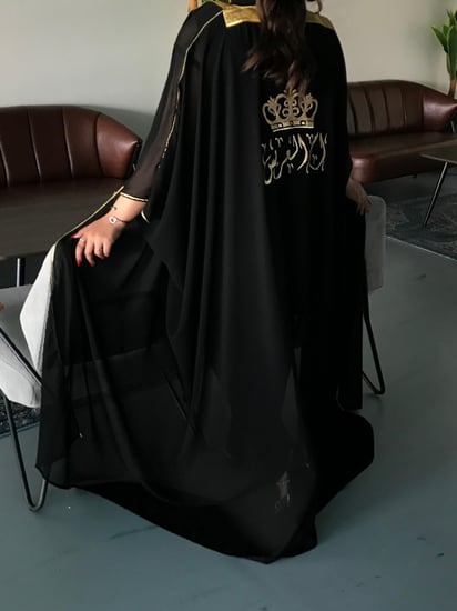 بشت نسائي  - أسود