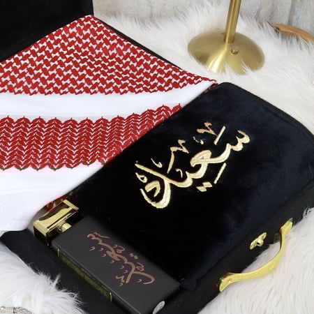 شماغ دم الغزال متجر لمسة تطريز للهدايا