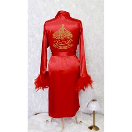 روب عرايس لون أحمر