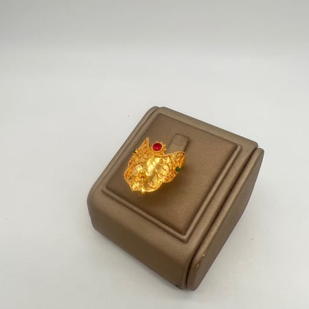 خاتم ذهب عيار 21