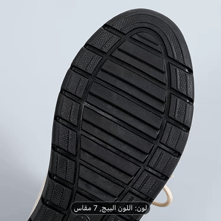 حذاء نسائي عادي بلون صلب، مع رباط للإغلاق ونعل مسطح ومقاوم للماء، حذاء يومي منخفض ومتعدد الاستخدامات