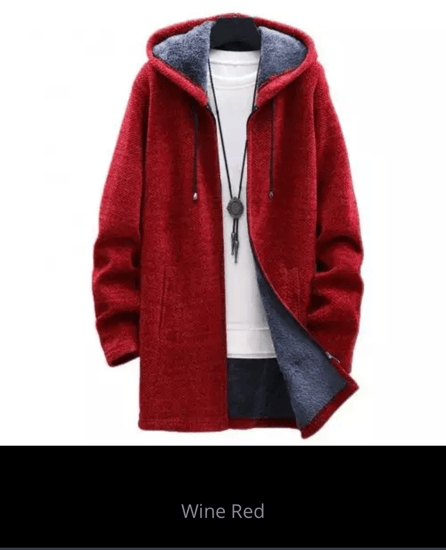 سترة زيادة المخمل والسماكة للرجال