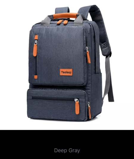 حقيبة رجال الأعمال حقيبة ظهر 15 بوصة القماش أكسفورد مقاوم للماء  حقيبة السفر