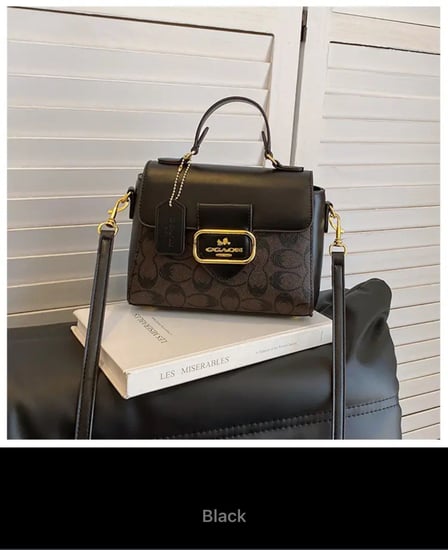 حقيبة كروس بودي كلاسيكية للنساء ، حقيبة يد كبيرة ، تصميم أزياء ، مكانة فرنسية ، جديد ، 24