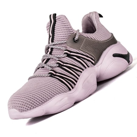 حذاء امن للعمل امرأة حذاء من الجلد كيفلر ميدسولي