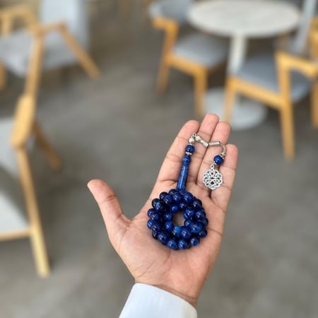 سبحة بكلايت كحلي ممؤج