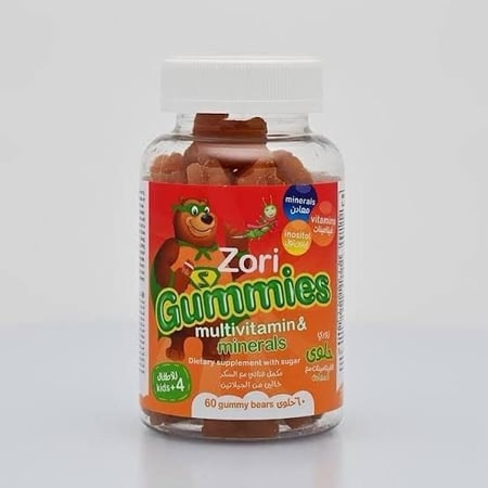 زوري مالتي فيتامين للأطفال في شكل حلوي جاميز