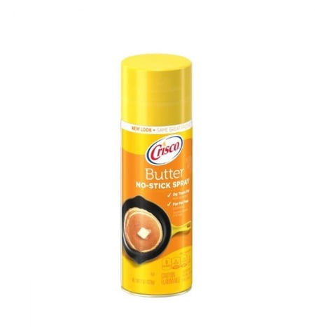 كريسكو | بخاخ زيت طبخ بالزبدة