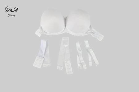 حماله صدر  بحديده للمناسبات بوش اب تحتوي علي 2 سير كتف و2 سير ظهر  أحدهم شفاف والآخر قماش (عبوة) قطعتين