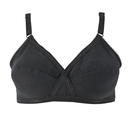 حماله صدر 100% قطن تصميم مميز بحافه مغاط ليعطي اكثر ثبات وراحه طوال اليوم