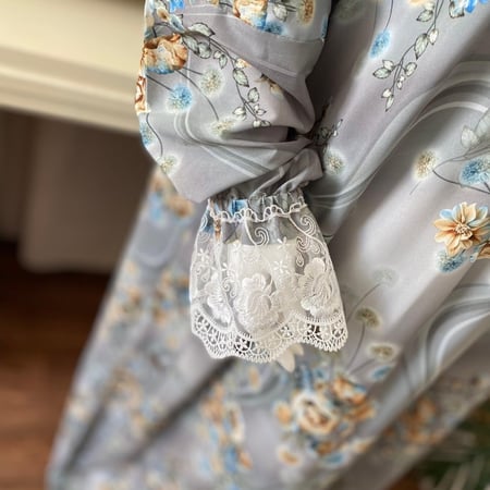 لباس صلاة بطرحة رمادي