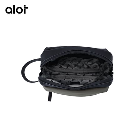 شنطة يد Alot جلد مقاس 11*7*16 سم - بيج واخضر