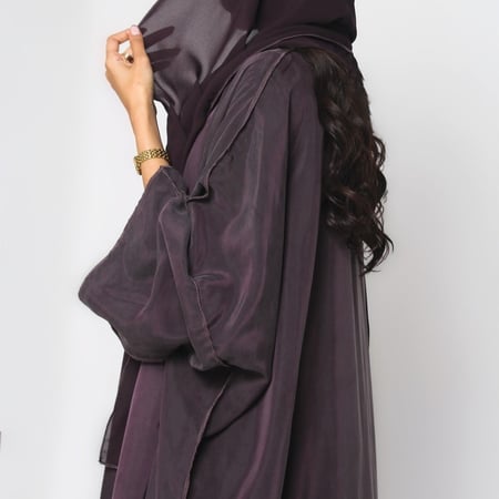 [SK1] - عباية حرير مغسول