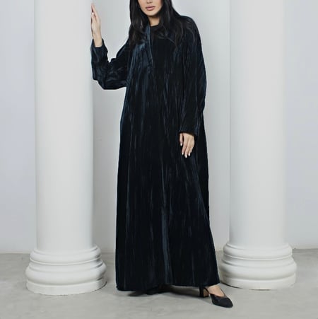 [VO6] - عباية مخمل أخضر