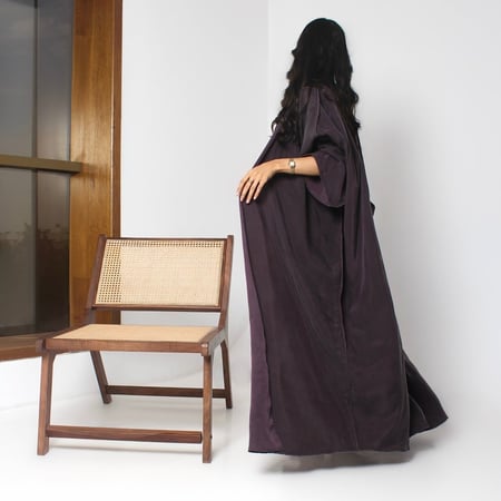 [SK1] - عباية حرير مغسول