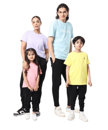 تيشيرت "آدمي" أطفال كلاسيكي مريح