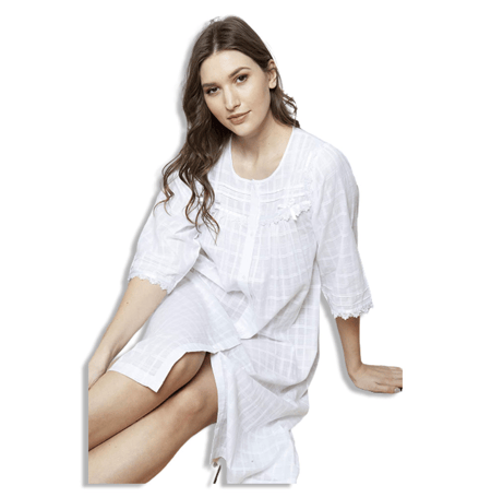 قميص نوم من  COTTON REAL - INA1