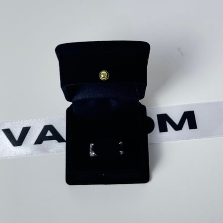 خاتم فضة ملكي  اسود