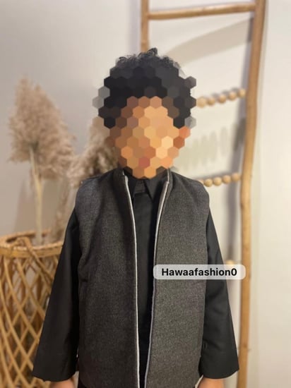 سديري الجوخ "موديل الرمادي المزدوج" - فخامة ودفء