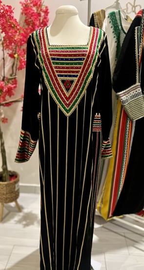 جلابيه  عسيرية مطرزة