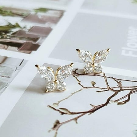 حلق من الفولاذ المقاوم للصدأ ذهبي اللون