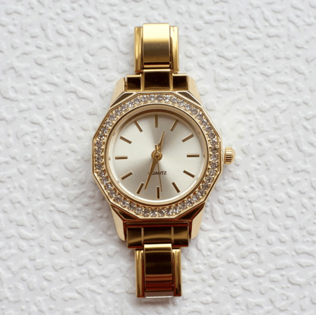 ساعة تشارمز ذهبي(مينا فقط) تتركب مع اسوارة تشارمز