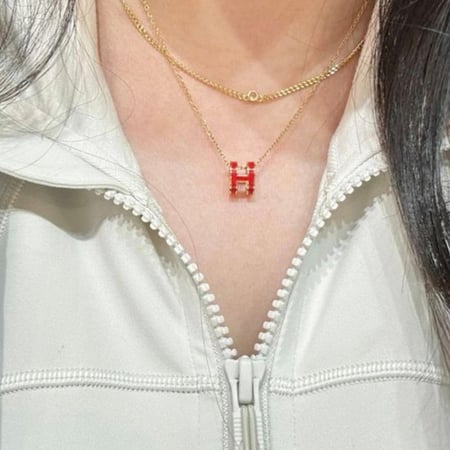 طقم ايرميز سلسال مع حلق - مع الاختام