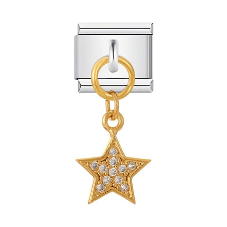 تشارمز تعليقة النجمة-فضي