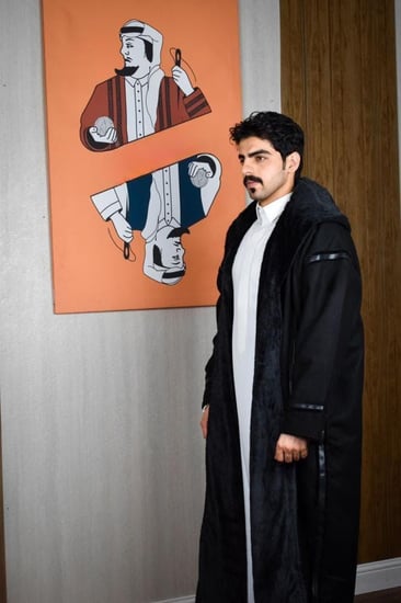 فروات شتوية رجالية لون أسود متجر فرح