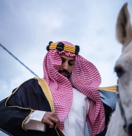 عقال رجالي يوم التأسيس السعودي متجر فرح